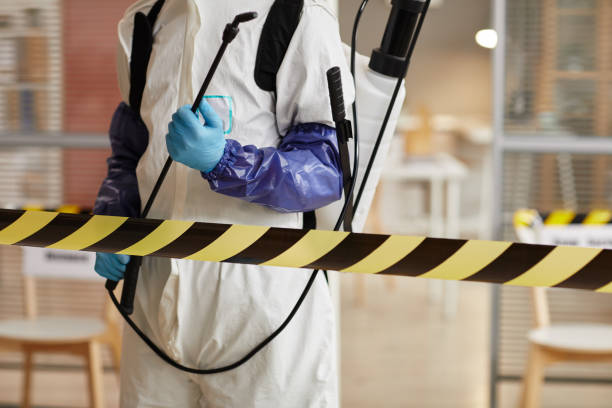 Professional Biohazard Cleanup technician working in Atlantic Beach, NC